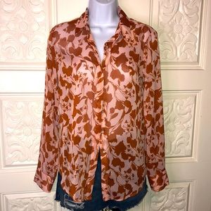 A New Day Women’s New Semi Sheer Top S